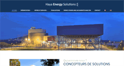 Desktop Screenshot of hayaenergy.com